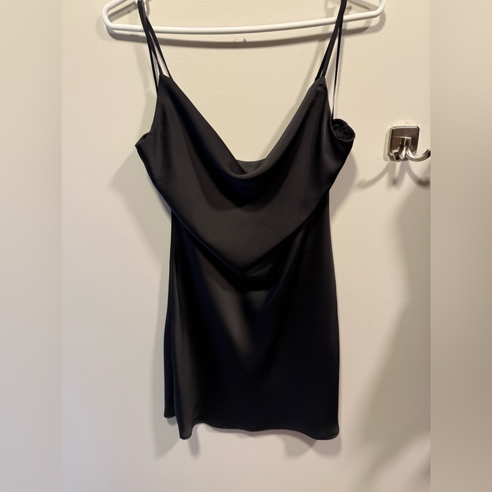 RD Style Black Cowl Neck Camisole